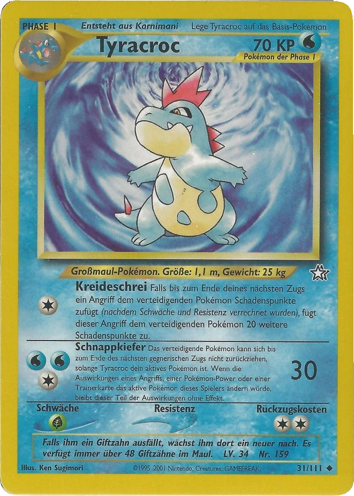 Tyracroc 31/111, German, Unlimited, Non-Holo