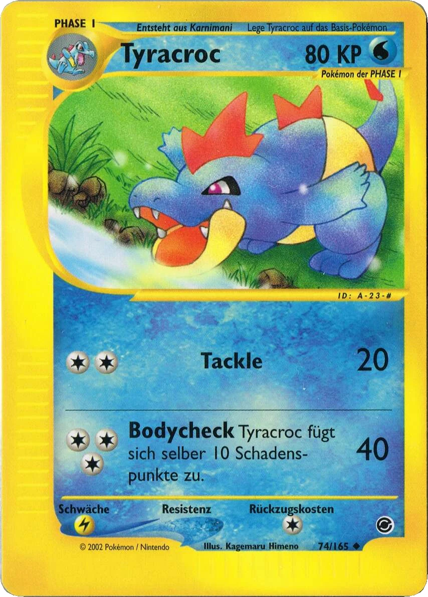 Tyracroc 74/165, German, Standard, Non-Holo