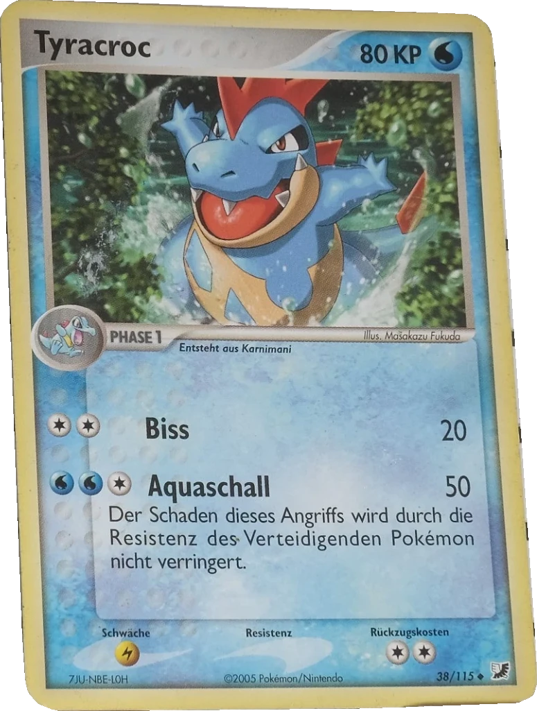 Tyracroc 38/115, German, Standard, Non-Holo
