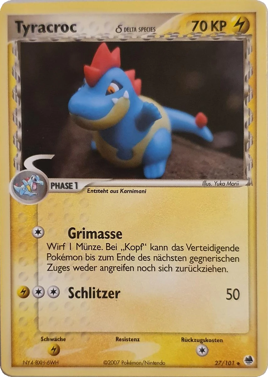 Tyracroc δ 27/101, German, Standard, Non-Holo