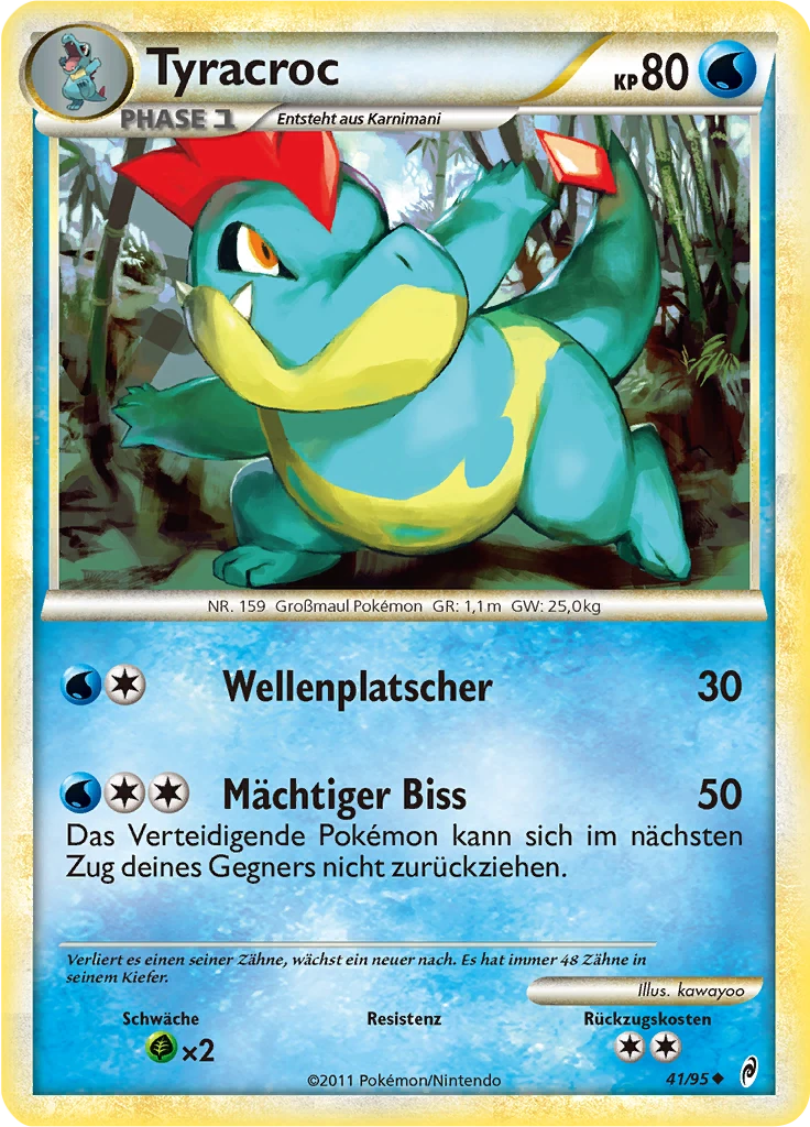 Tyracroc 41/95, German, Standard, Non-Holo