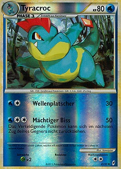 Tyracroc 41/95, German, Standard, Reverse Holo
