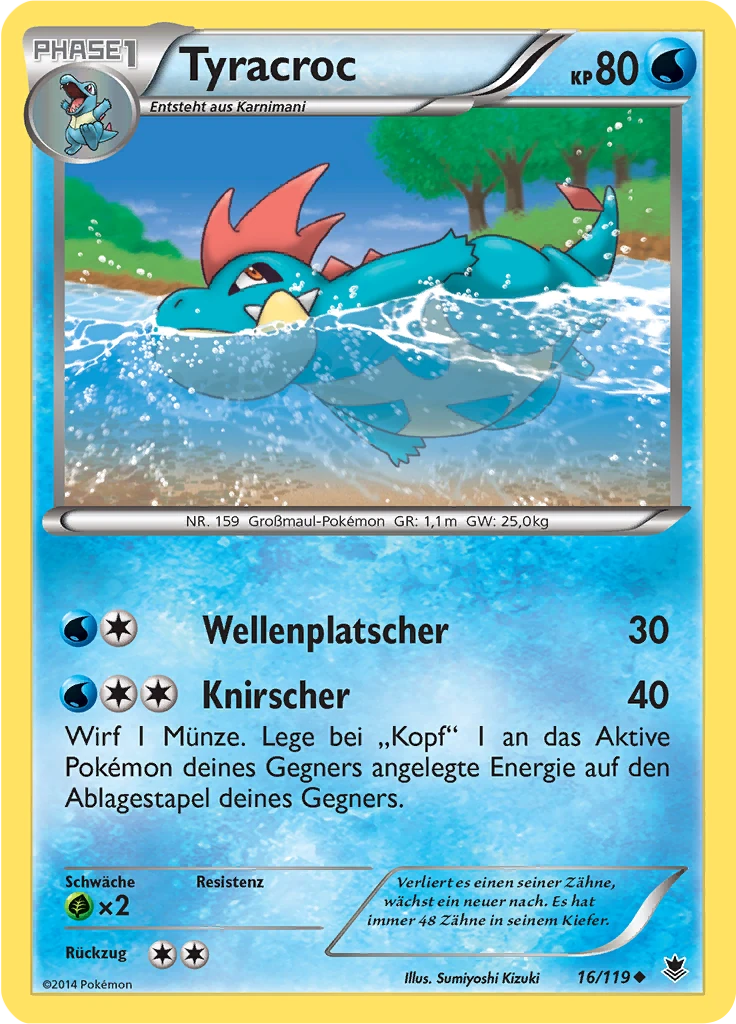 Tyracroc 16/119, German, Standard, Non-Holo