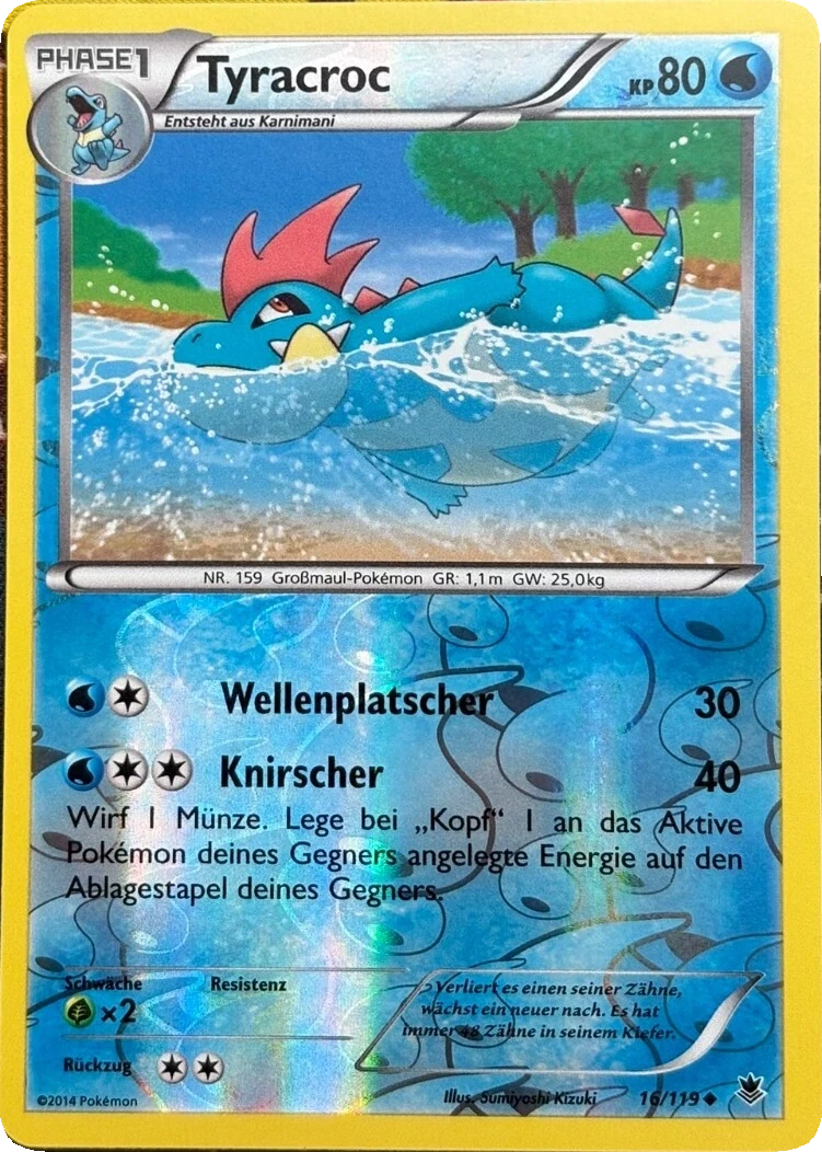 Tyracroc 16/119, German, Standard, Reverse Holo