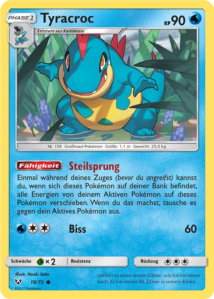 Tyracroc 19/73, German, Standard, Non-Holo