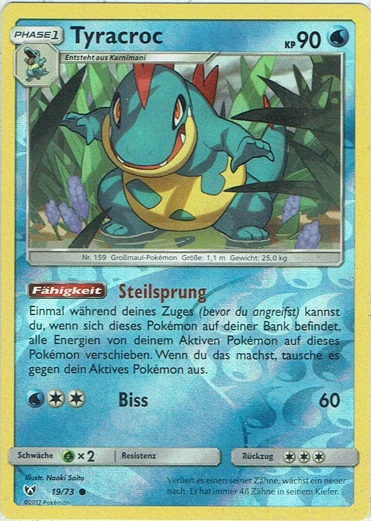 Tyracroc 19/73, German, Standard, Reverse Holo