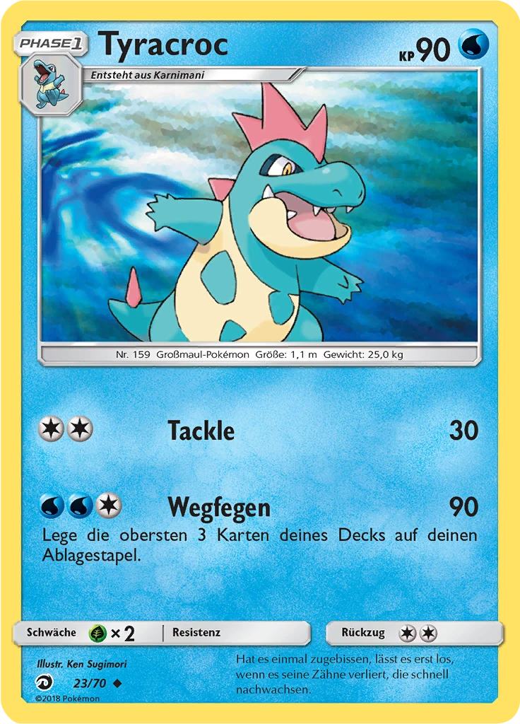 Tyracroc 23/70, German, Standard, Non-Holo