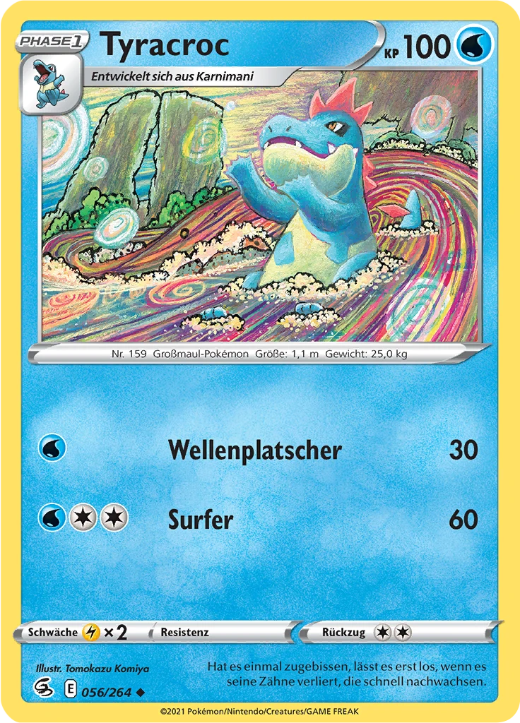 Tyracroc 056/264, German, Standard, Non-Holo