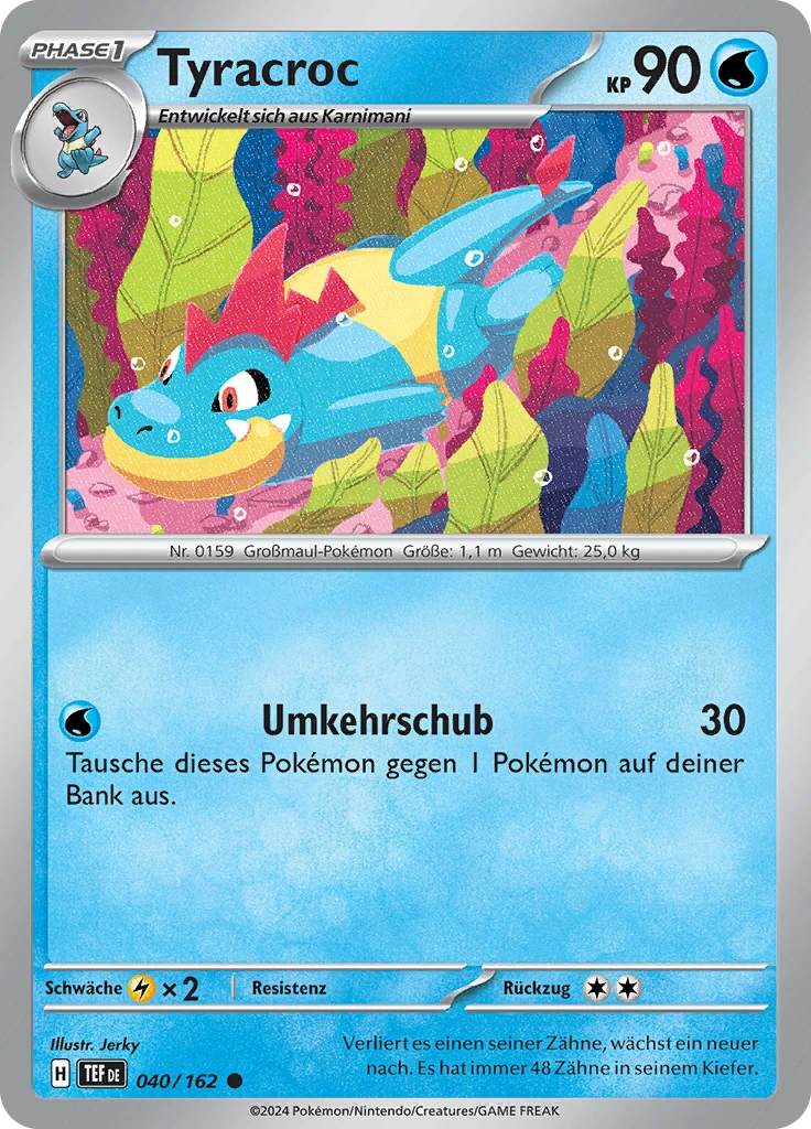 Tyracroc 040/162, German, Standard, Non-Holo