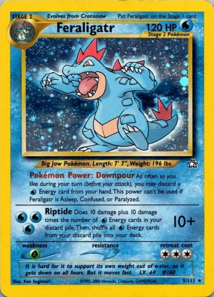 Feraligatr 5/111, English, Unlimited, Holofoil