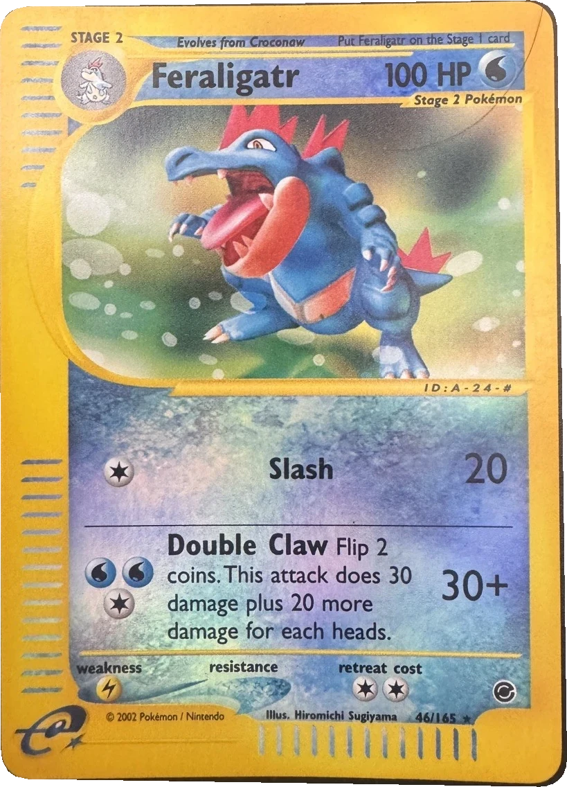 Feraligatr 46/165, English, Standard set parallel, Reverse Holofoil