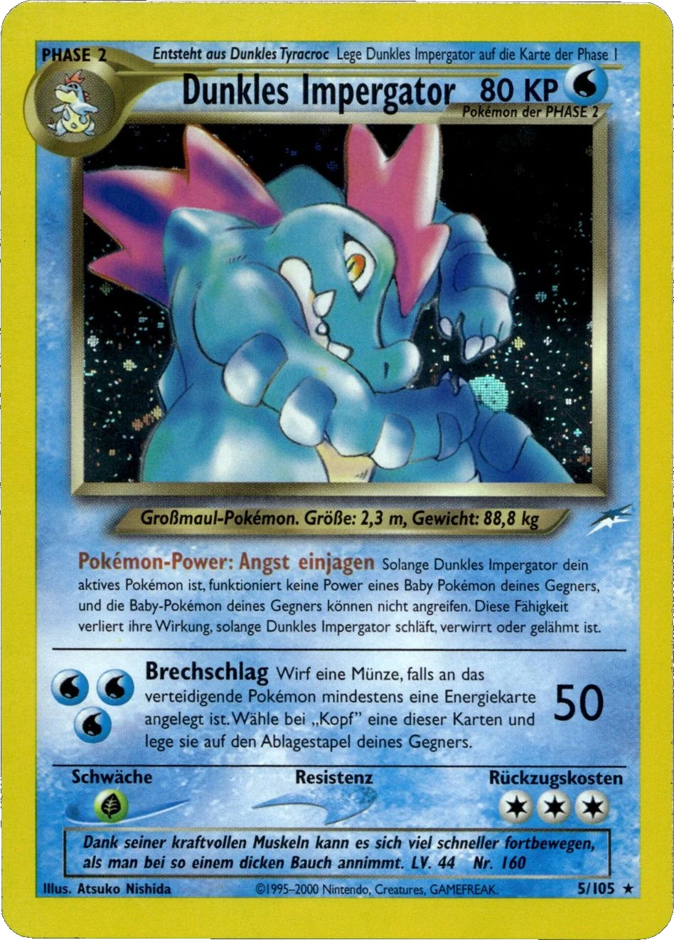 Dunkles Impergator 5/105, German, Unlimitiert, Holofoil