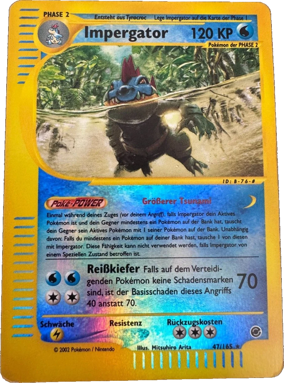 Impergator 47/165, German, Parallelkarte, Reverse Holofoil