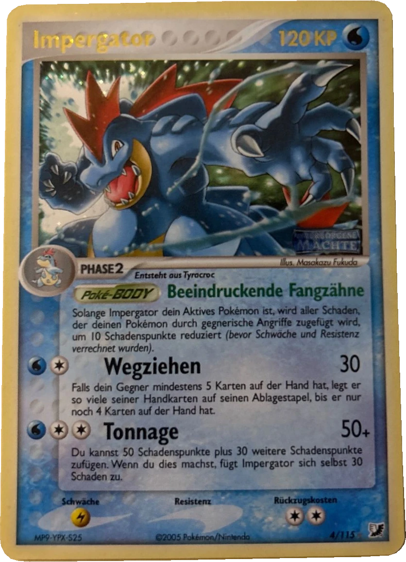 Impergator 4/115, German, Parallelkarte, Setlogo-gestempeltes Reverse Holofoil