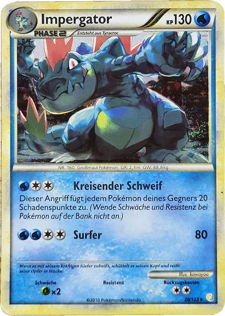 Impergator 20/123, German, Themendeck-exklusiv, Cosmos Holofoil
