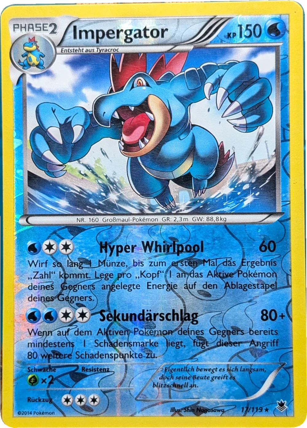 Impergator 17/119, German, Parallelkarte, Reverse Holofoil