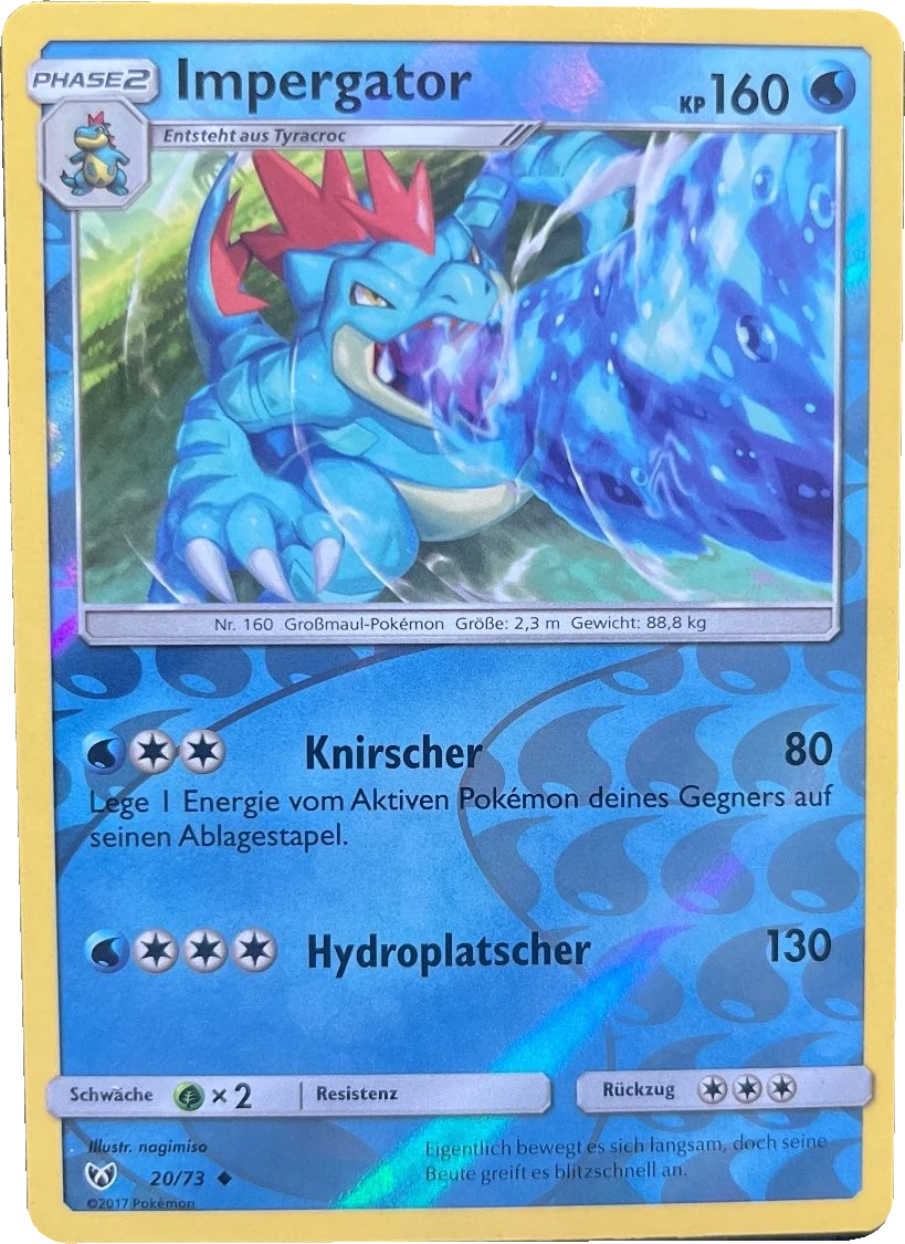 Impergator 20/73, German, Parallelkarte, Reverse Holofoil