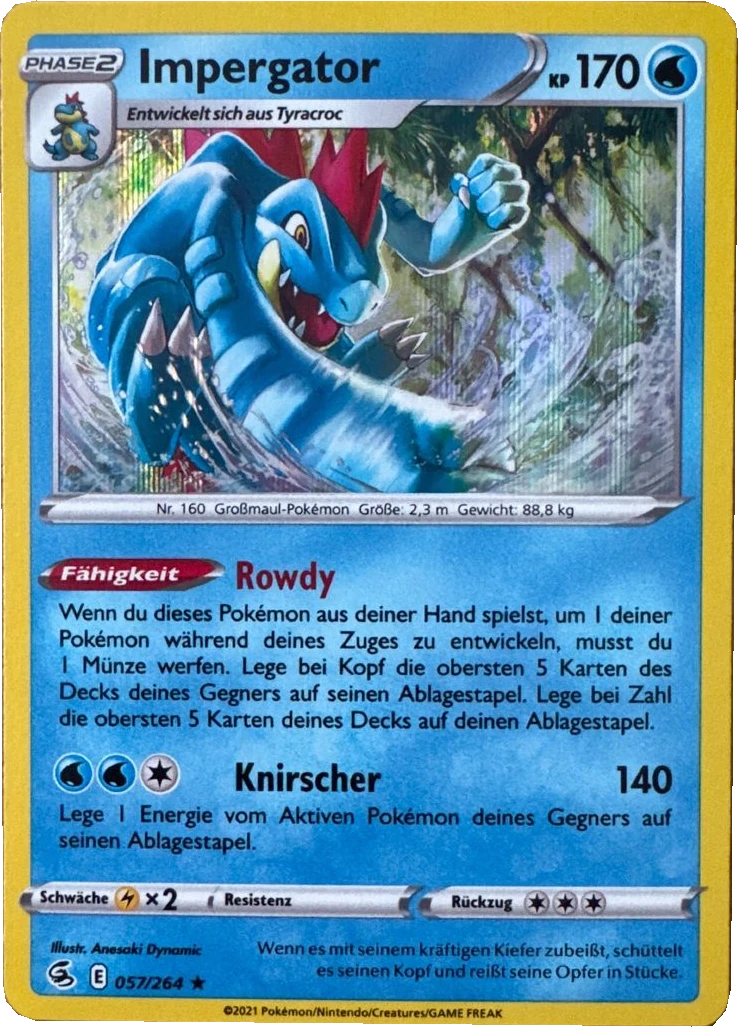Impergator 057/264, German, Standarddruck, Holofoil