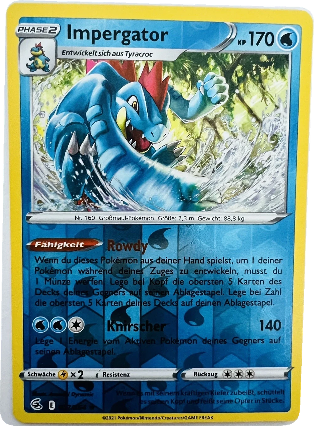 Impergator 057/264, German, Parallelkarte, Reverse Holofoil