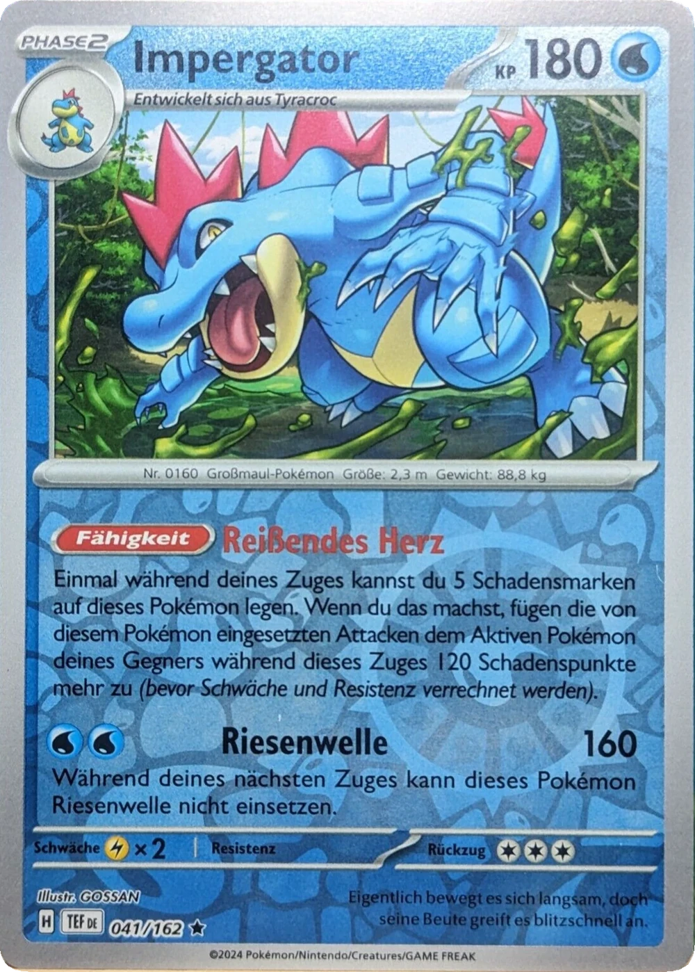 Impergator 041/162, German, Parallelkarte, Reverse Holofoil