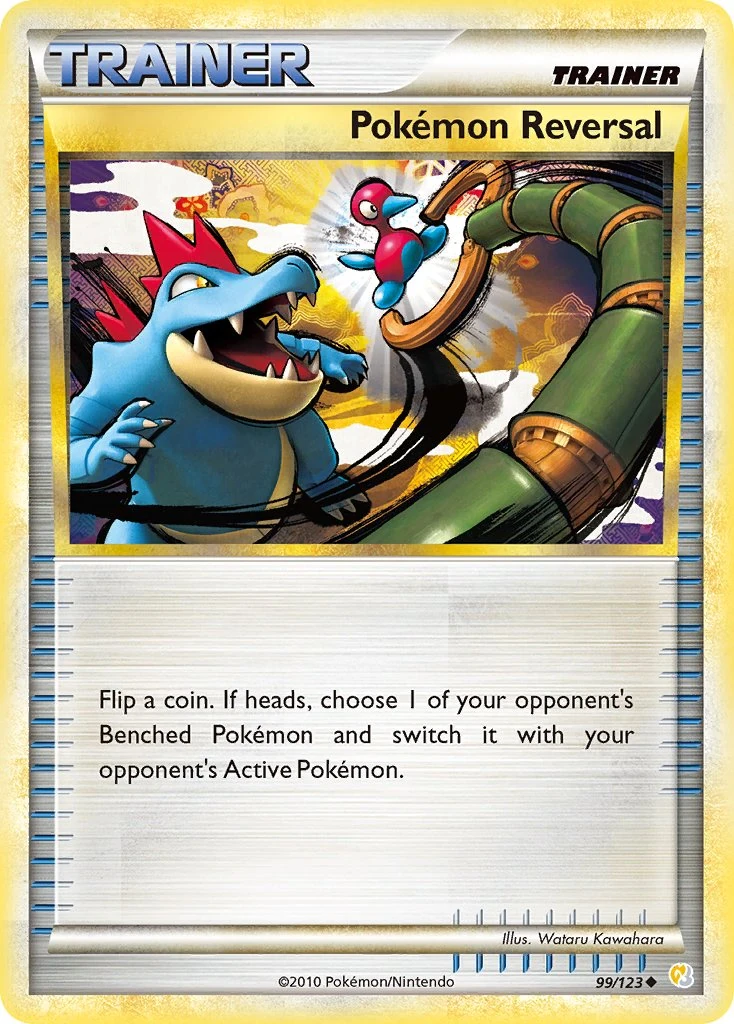 Pokémon Reversal 99/123, English, Standard set print, Non-Holo