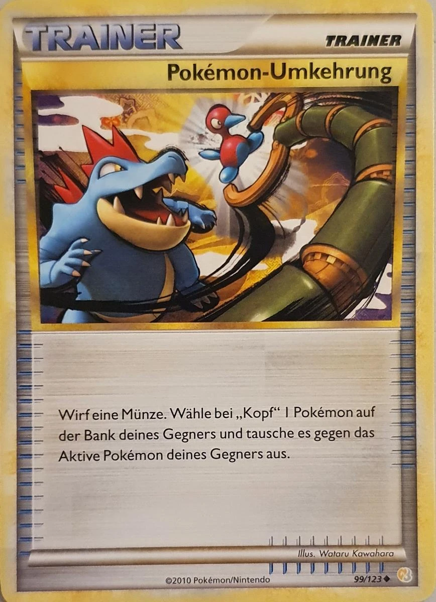 Pokémon-Umkehrung 99/123, German, Standarddruck, Non-Holo