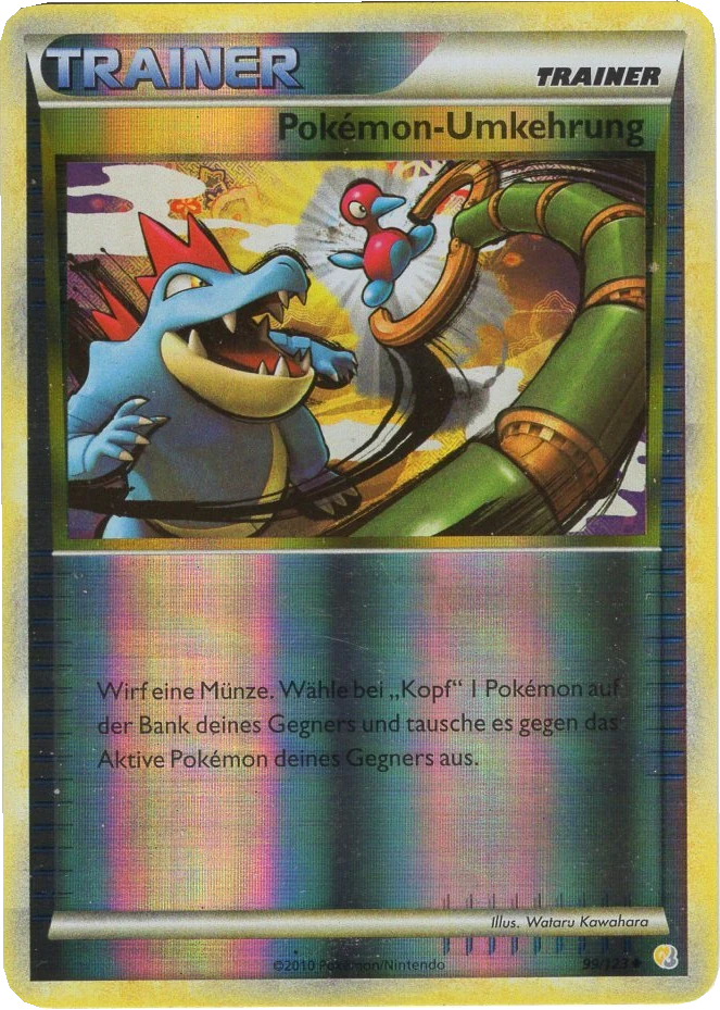 Pokémon-Umkehrung 99/123, German, Parallelkarte, Reverse Holofoil