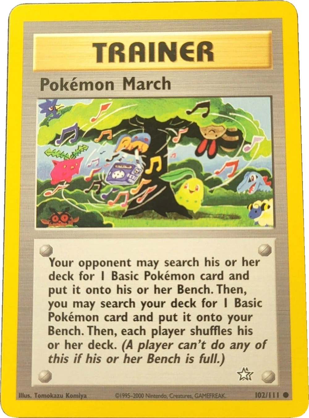 Pokémon March 102/111, English, Unlimited, Non-Holo