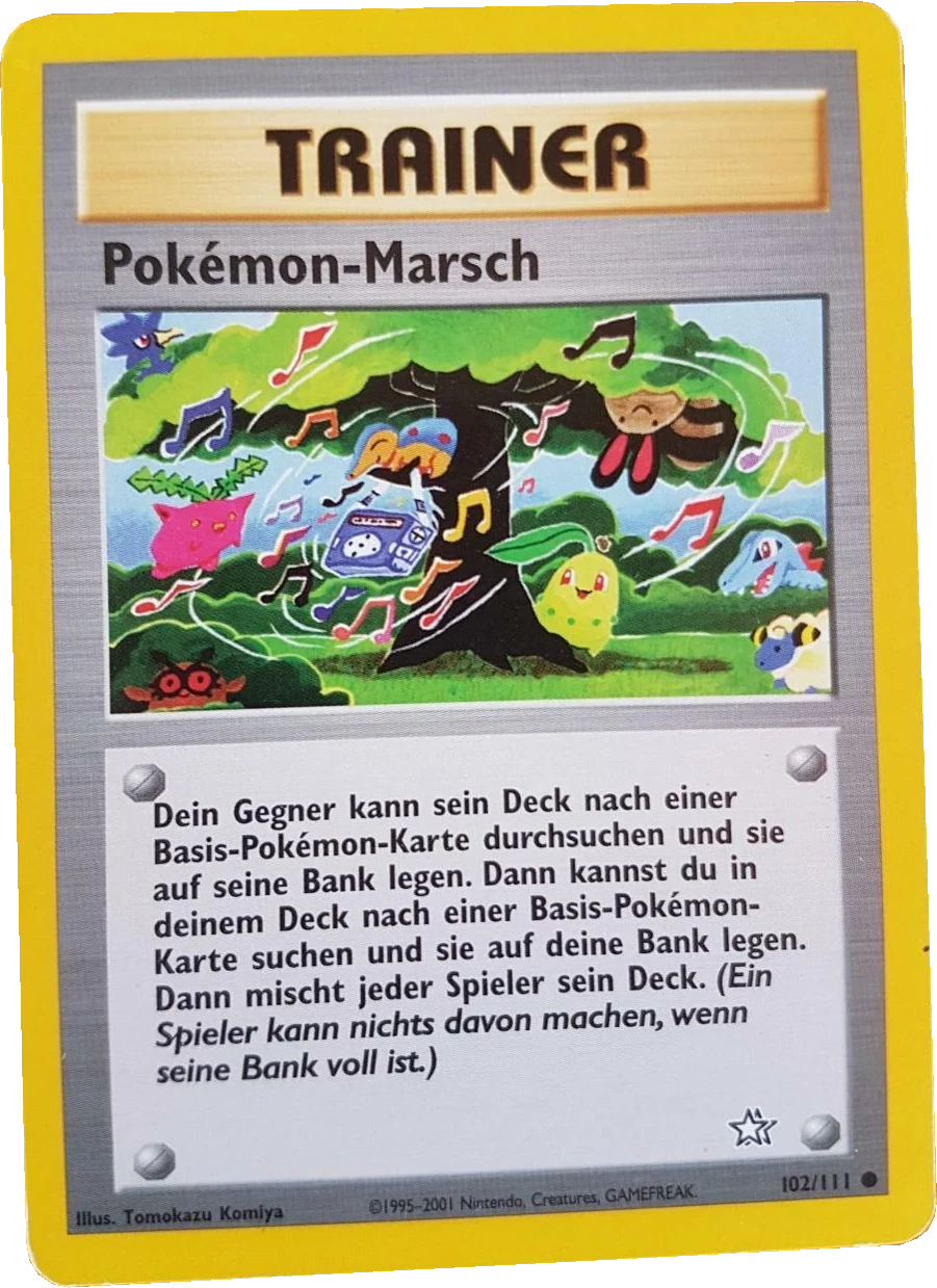 Pokémon-Marsch 102/111, German, Unlimited, Non-Holo