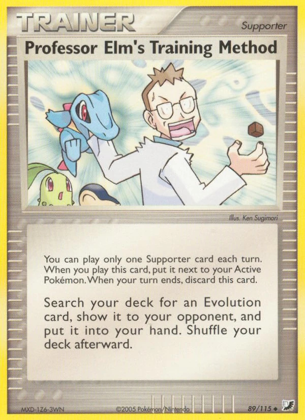 Professor Elm's Training Method 89/115, English, Standard, Non-Holo