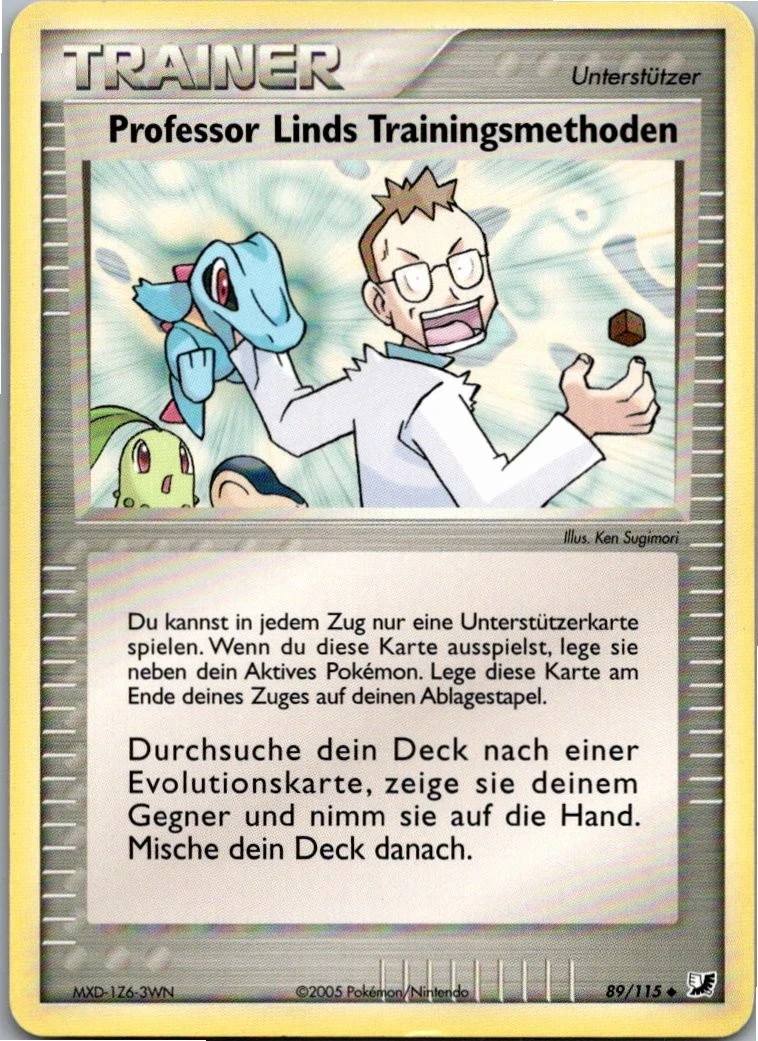 Professor Linds Trainingsmethoden 89/115, German, Standard, Non-Holo