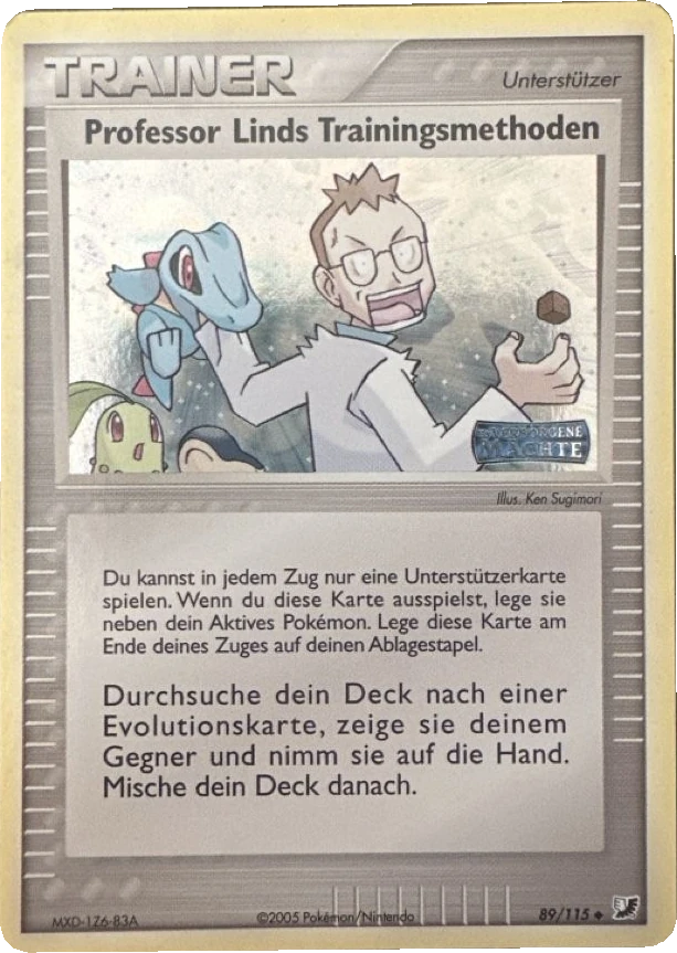 Professor Linds Trainingsmethoden 89/115, German, Standard, Reverse Holo
