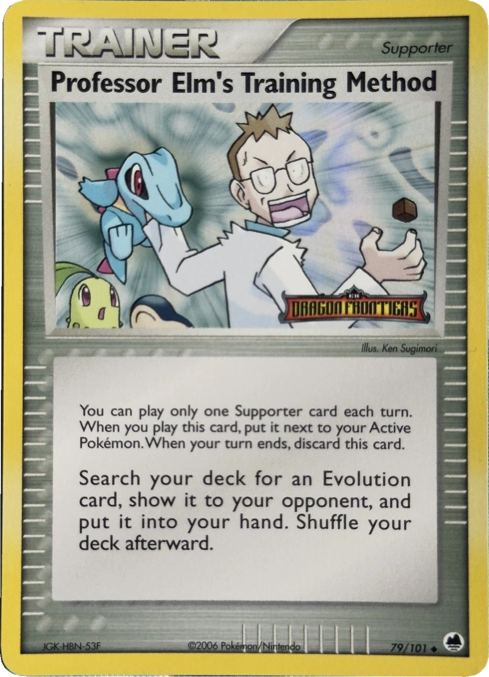 Professor Elm's Training Method 79/101, English, Standard, Reverse Holo (set-logo stamp)