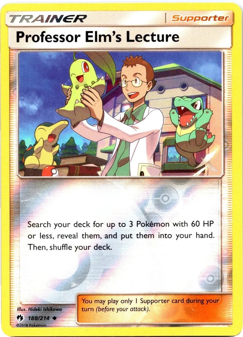 Professor Elm's Lecture 188/214, English, Standard, Reverse Holo