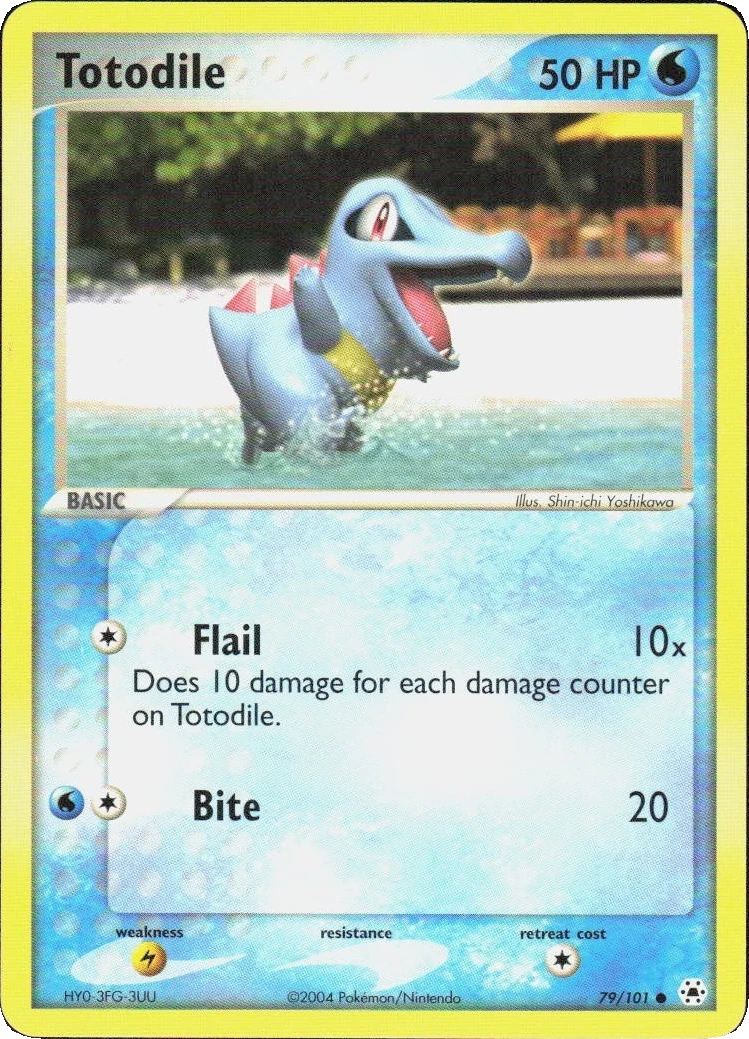 Totodile 79/101, English, Standard, Non-Holo