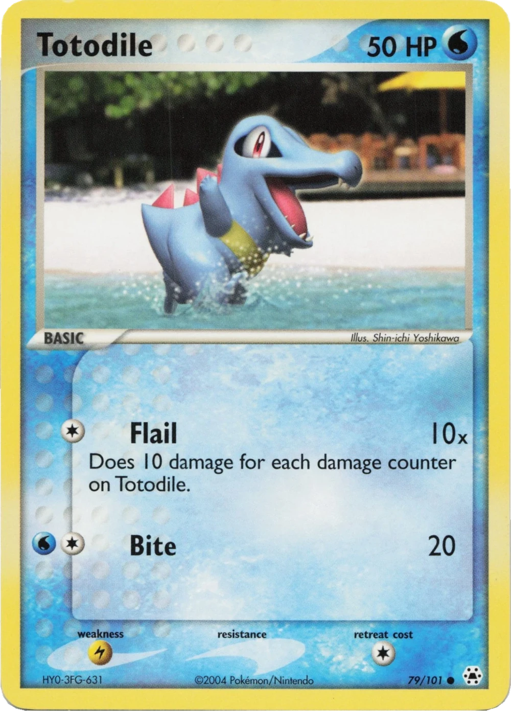 Totodile 79/101, English, Standard, Non-Holo