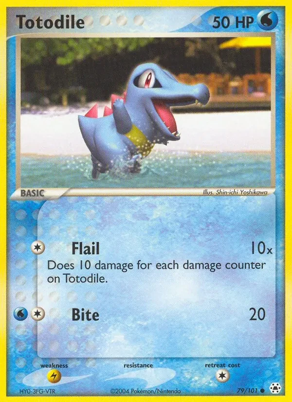 Totodile 79/101, English, Standard, Non-Holo