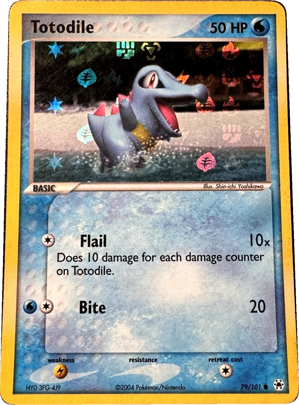 Totodile 79/101, English, Standard, Reverse Holo