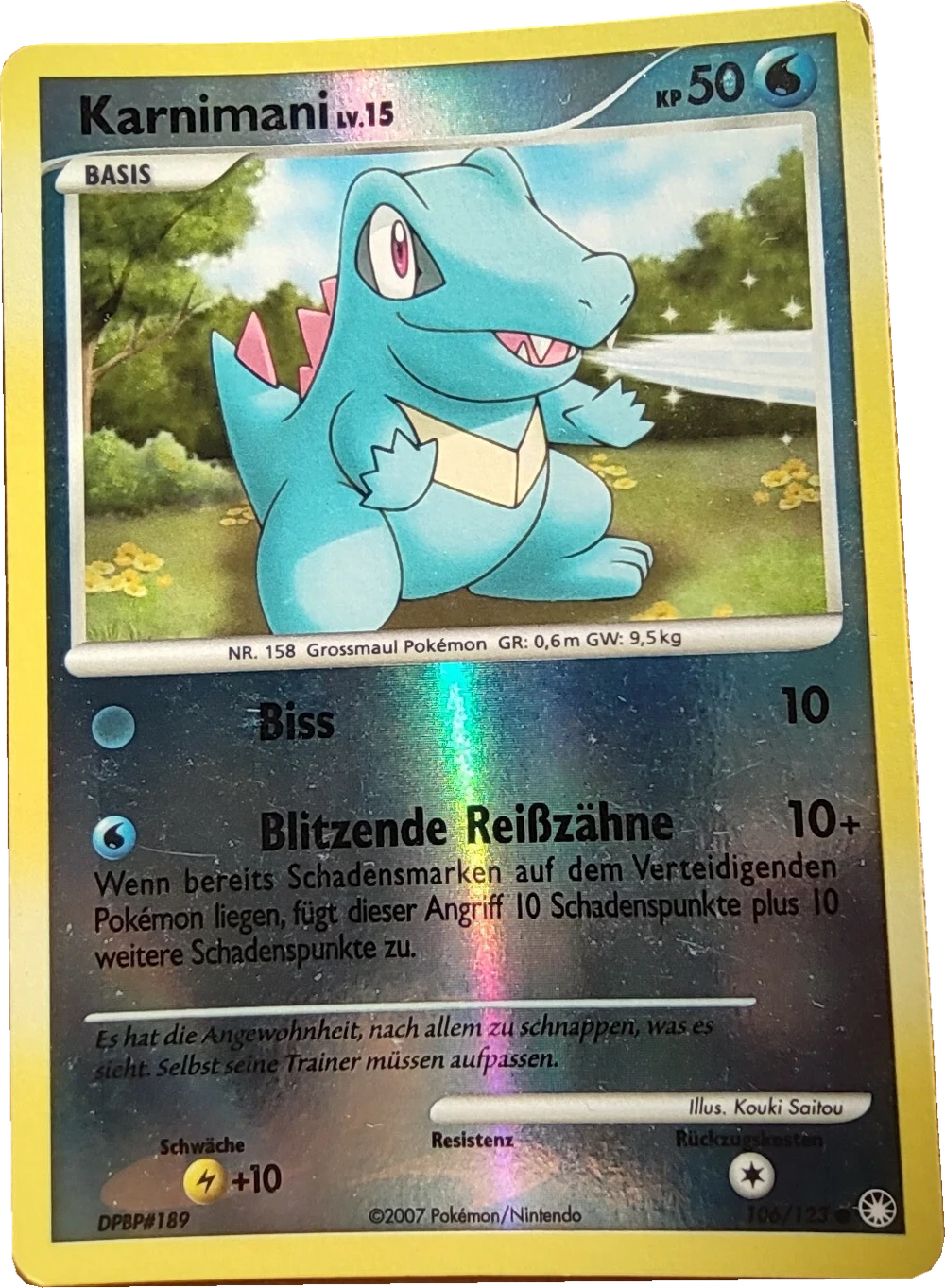 Karnimani 106/123, German, Standard, Reverse Holo
