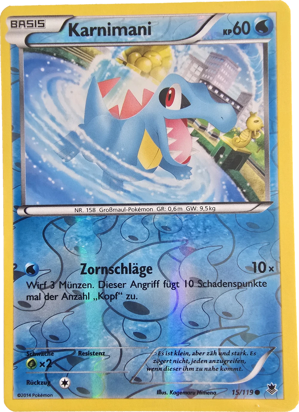 Karnimani 15/119, German, Standard, Reverse Holo