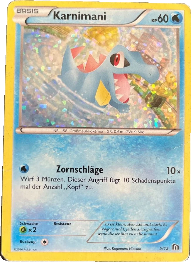 Karnimani 5/12, German, McDonald's promo, Confetti Holo