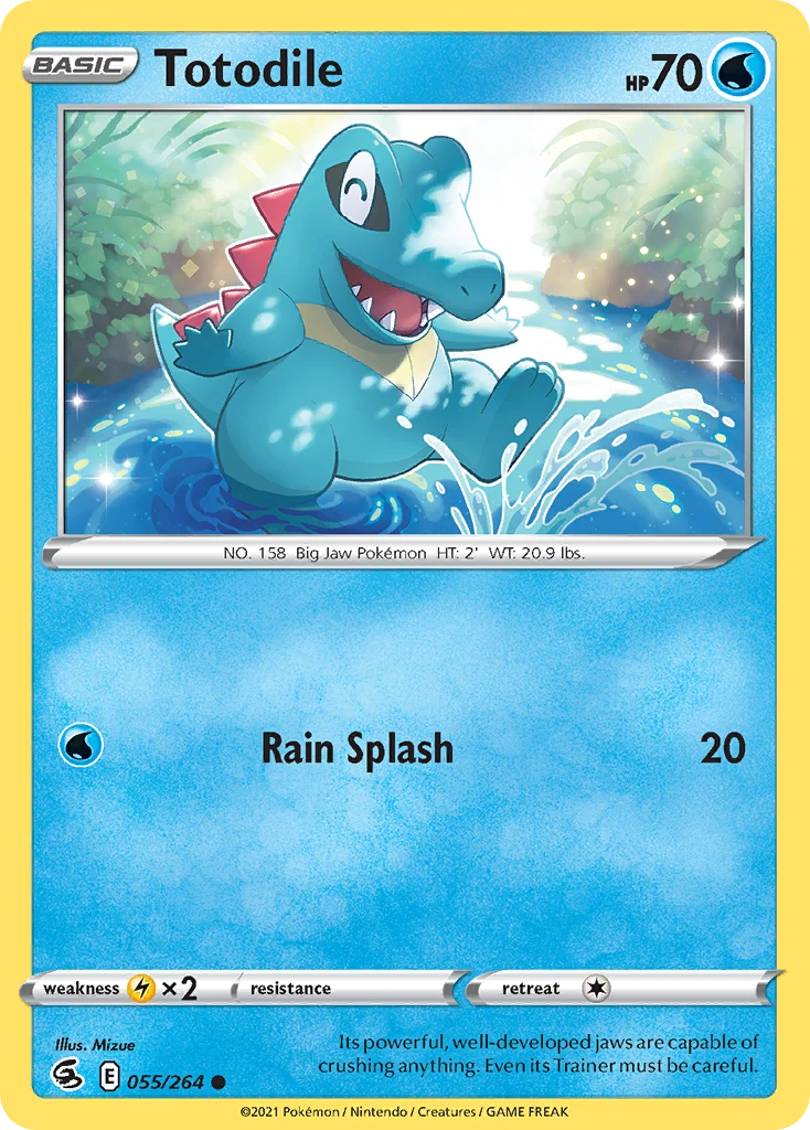 Totodile 055/264, English, Standard, Non-Holo