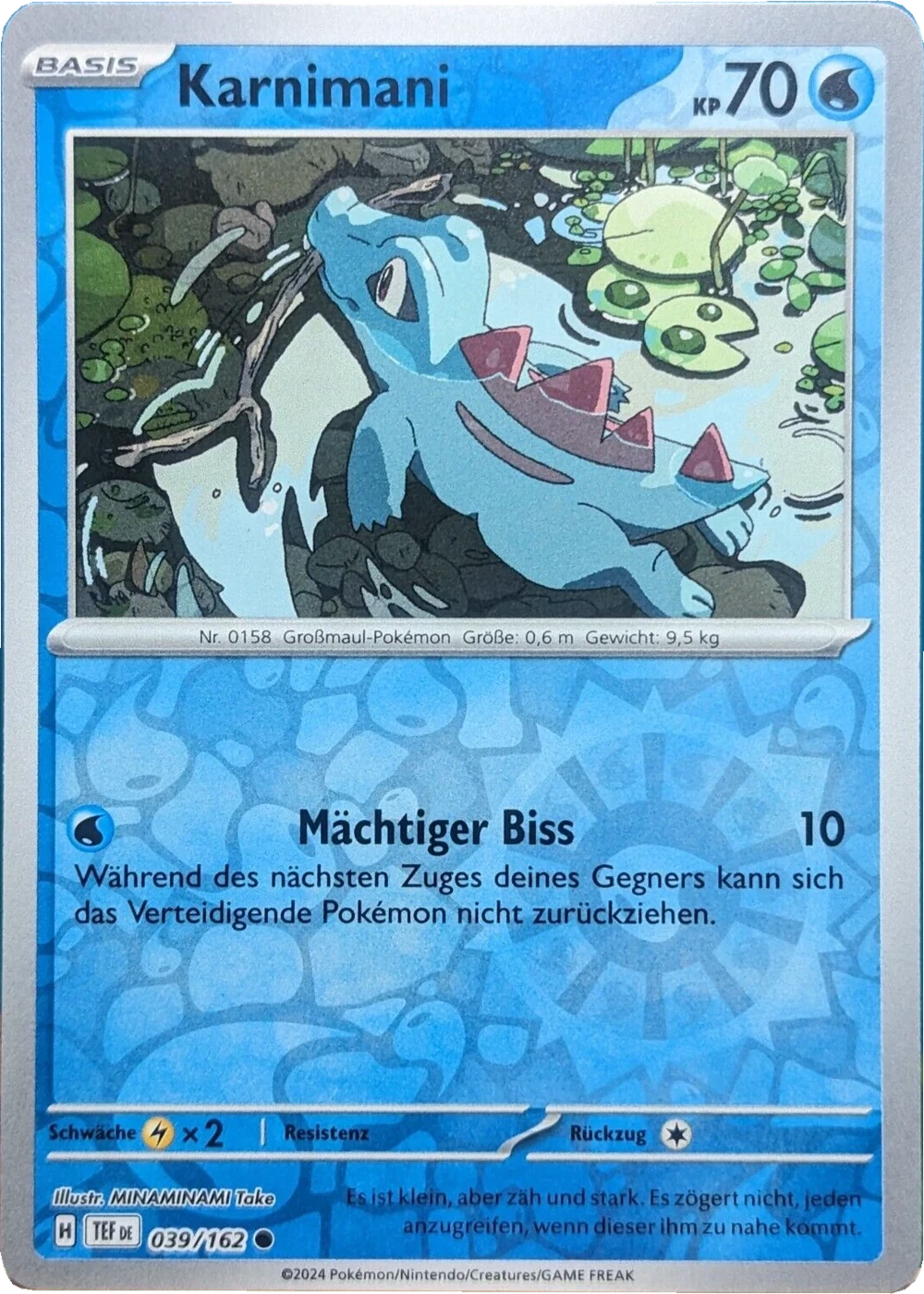 Karnimani 039/162, German, Standard, Reverse Holo