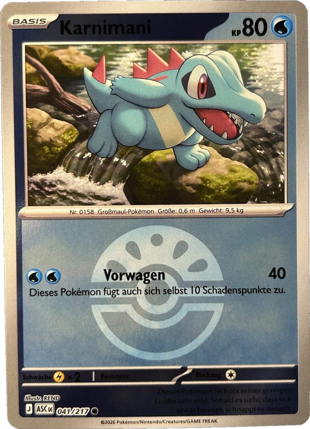 Karnimani 041/217, German, Parallel, Mirror Holo (Friend Ball)